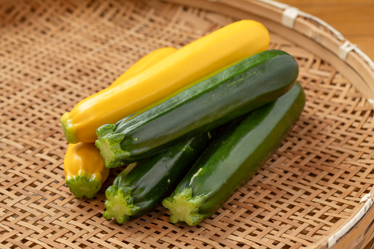 たくさんのズッキーニ